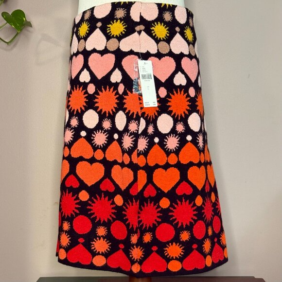 Anthropologie Graphic Knit Pencil Skirt – Women's Size Large - Picture 6 of 9